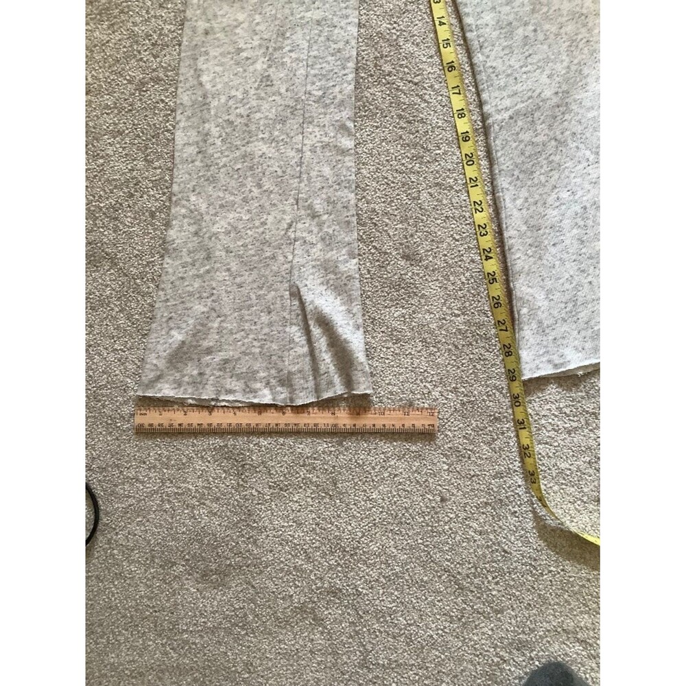 PINK Victoria Secret grey sweatpants XS wide leg bottom flare - Picture 7 of 8